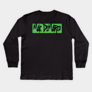 Mac DeMarco Kids Long Sleeve T-Shirt